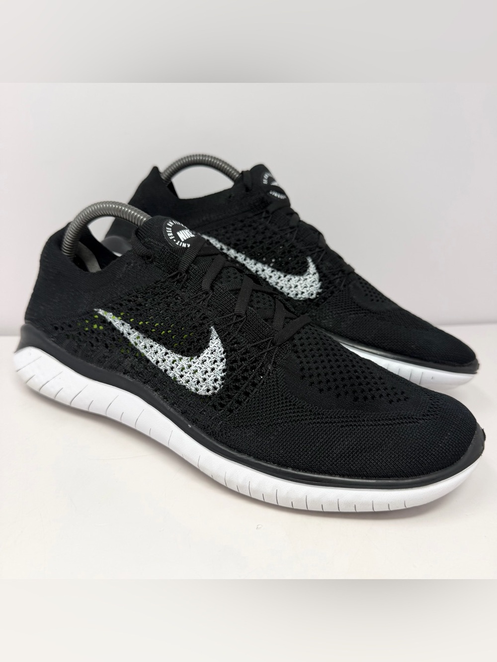 Nike Men’s Free Rn Flyknit 2020 Running Shoe Sz 10 Sneaker Black 942838-001 GUC